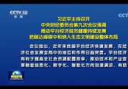 習(xí)近平主持召開中央財(cái)經(jīng)委員會第九次會議