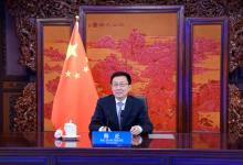 韓正同美國(guó)總統(tǒng)氣候問(wèn)題特使克里舉行視頻會(huì)見(jiàn)