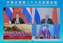 李克強與俄羅斯總理米舒斯京共同主持中俄總理第二十六次定期會晤 韓正出席