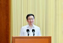 韓正出席南水北調(diào)后續(xù)工程中線引江補漢工程開工動員大會并宣布工程開工|加快構(gòu)建國家水網(wǎng)主骨架和大動脈