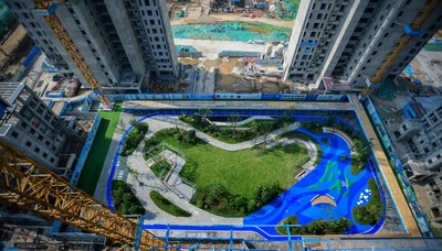 武漢華僑城-歡樂天際，透過“透明工地”攝像頭，俯瞰項目建設(shè)情況