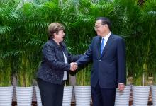 李克強(qiáng)分別會(huì)見世行行長(zhǎng)、國(guó)際貨幣基金組織總裁、世貿(mào)組織總干事、經(jīng)合組織秘書長(zhǎng)|李克強(qiáng)：中國(guó)是全球經(jīng)濟(jì)治理的參與者、維護(hù)者、建設(shè)者