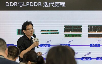 奎芯科技副總裁王曉陽(yáng)進(jìn)行LPDDR講解