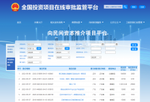 國家發(fā)展改革委公開推介一批吸引民間資本參與的重點項目，4894個→