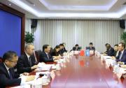 金壯龍會(huì)見(jiàn)聯(lián)合國(guó)工業(yè)發(fā)展組織總干事格爾德·穆勒
