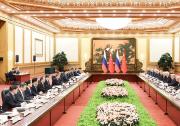李強同俄羅斯總理米舒斯京共同主持中俄總理第二十八次定期會晤 丁薛祥出席