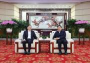 王忠林與中國通用技術(shù)集團(tuán)董事長于旭波座談