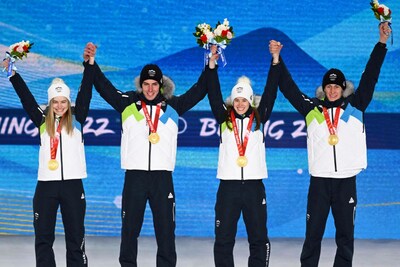 匹克助力斯洛文尼亞冬奧會選手站上北京冬奧會最高領獎臺。