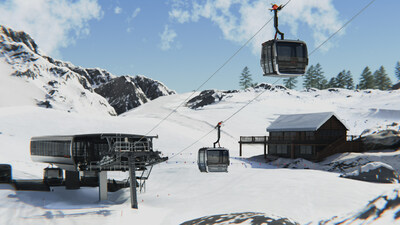 ORIZON by MND - detachable cable transport equipment for mobility in mountain ORIZON by MND - detachable cable transport equipment for mobility in mountain