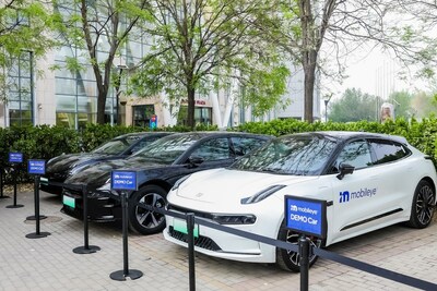 Mobileye北京技術展試駕車隊整裝待命