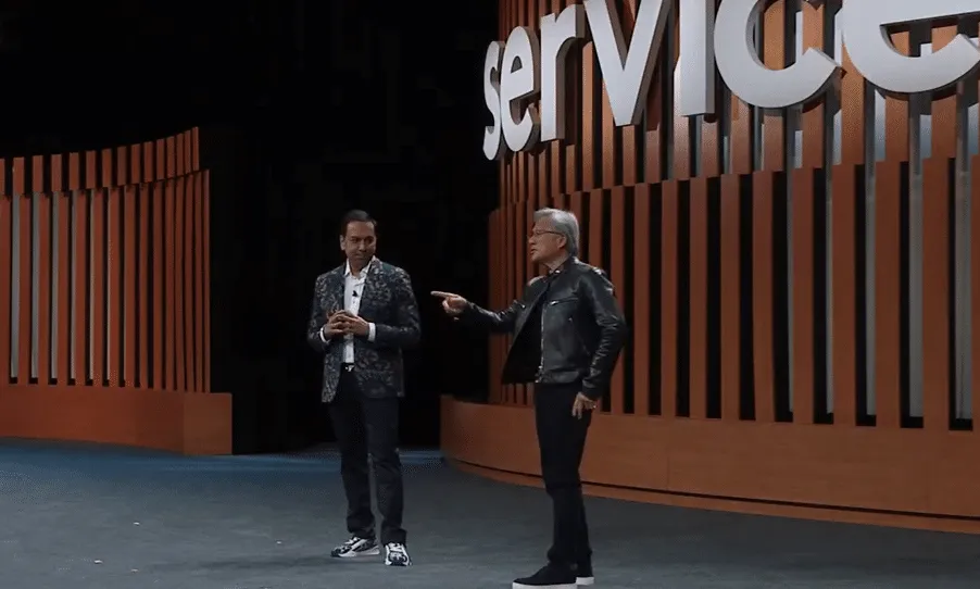 NVIDIA 首席執(zhí)行官黃仁勛在 ServiceNow Knowledge 2024 大會上表示：“登上快車吧！”