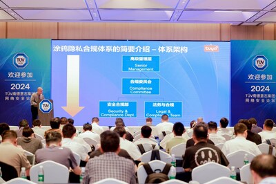 涂鴉智能高級(jí)合規(guī)專家夏至尚發(fā)表演講