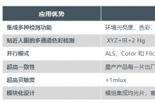 應(yīng)用指南丨輔助屏幕真彩顯示的新一代XYZ傳感器TCS3530