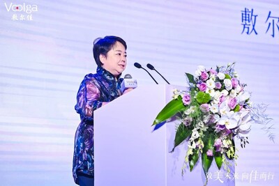 北京蔚藍(lán)公益基金會創(chuàng)始人、執(zhí)行理事諸菁致辭