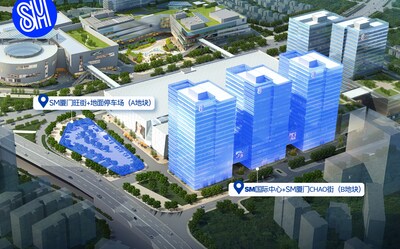 SM商業(yè)城四期A、B地塊項目分布示意
