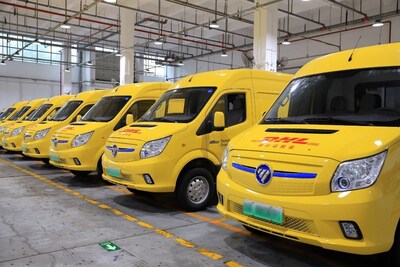 截至2024年9月，DHL快遞中國(guó)區(qū)車(chē)隊(duì)電氣化比例已達(dá)到28.3%