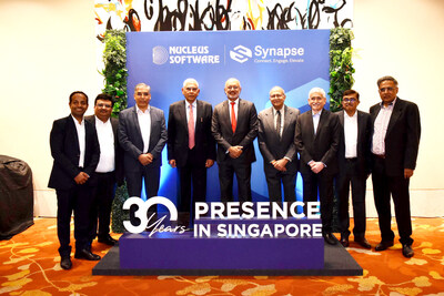Mr. Vishnu R. Dusad, Co-Founder & Managing Director at Nucleus Software with other key dignitaries at Synapse2024. Mr. Vishnu R. Dusad, Co-Founder & Managing Director at Nucleus Software with other key dignitaries at Synapse2024.