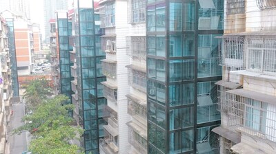 LINVOL領(lǐng)沃加裝電梯湖南株洲政華小區(qū)實景圖