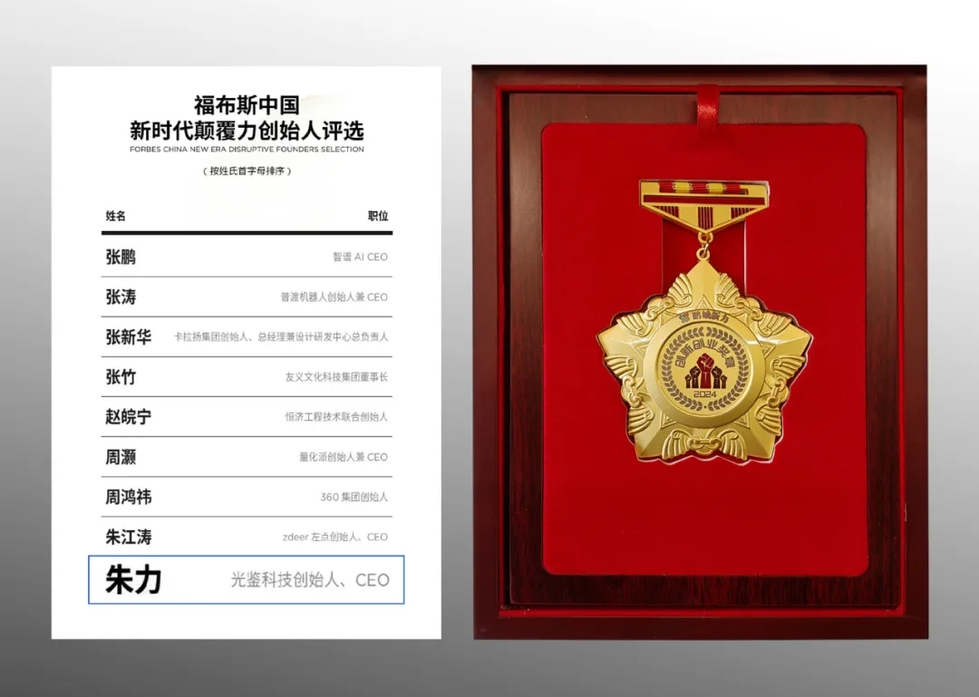 新時代科技創(chuàng)新，光鑒科技再添兩項殊榮