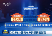 去年12月我國汽車產(chǎn)銷同比分別增9.3%和10.5% 新能源汽車銷量占比45.8%