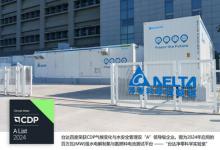 臺達(dá)四度榮獲CDP氣候變化與水安全管理雙
