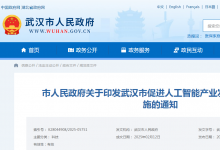武漢市2025年人工智能產(chǎn)業(yè)發(fā)展行動方案發(fā)布