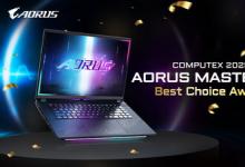技嘉 AORUS MASTER 16 AI 筆電榮獲 COMPUTEX 2025 Best Choice Award，領先實力獲國際肯定
