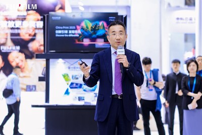 富士膠片商業(yè)創(chuàng)新（中國）董事長兼總裁中村達也致辭