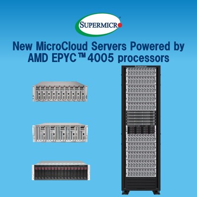 由 AMD EPYC 4005 處理器提供支持的新型 MicroCloud 服務(wù)器