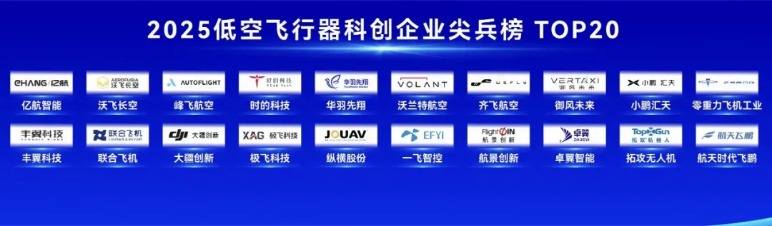 華羽先翔入選2025年低空飛行器科創(chuàng)尖兵榜TOP20