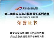打造未來之城，萬勛N1空中柔韌機(jī)器人斬獲“雄安安全應(yīng)急創(chuàng)新技術(shù)應(yīng)用大賽”大獎(jiǎng)