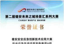 打造未來之城，萬勛N1空中柔韌機(jī)器人斬獲“雄安安全應(yīng)急創(chuàng)新技術(shù)應(yīng)用大賽”大獎(jiǎng)