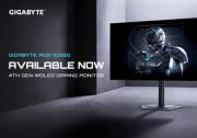 技嘉科技 MO27Q28G 魔鷹Q280G 電競顯示器正式上市 27 英寸 QHD 280Hz WOLED 采用滿屏無邊框設(shè)計，帶來沉浸視野