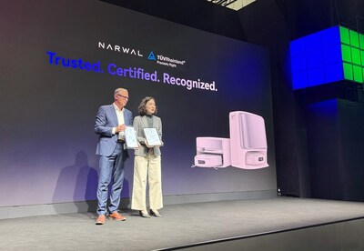 TüV萊茵為云鯨智能掃地機器人Narwal Flow頒發(fā)四項認證