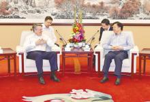 王宜林會見殼牌集團(tuán)首席執(zhí)行官范伯登一行