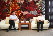 王炳華會(huì)見(jiàn)平頂山市市長(zhǎng)張國(guó)偉
