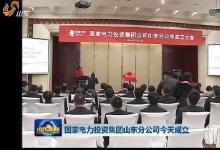國家電力投資集團(tuán)公司山東分公司成立