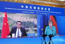 李克強(qiáng)同德國總理默克爾舉行視頻會晤